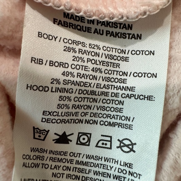 Nike Women’s Funnel Neck Sweatshirt Size Small Pink - Picture 5 of 9